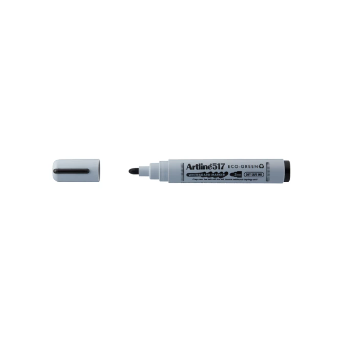 Whiteboardmarker Artline 517 Dry Safe Eco rond medium zwart