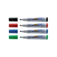 Whiteboardmarker Bic Velleda 1701 rond large assorti doos à 4 stuks