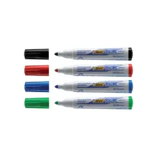 Whiteboardmarker Bic Velleda 1701 rond large assorti doos à 4 stuks