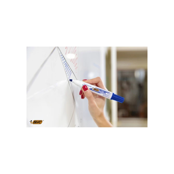 Whiteboardmarker Bic Velleda 1701 rond large blauw