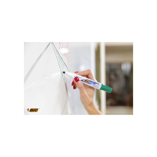 Whiteboardmarker Bic Velleda 1701 rond large groen
