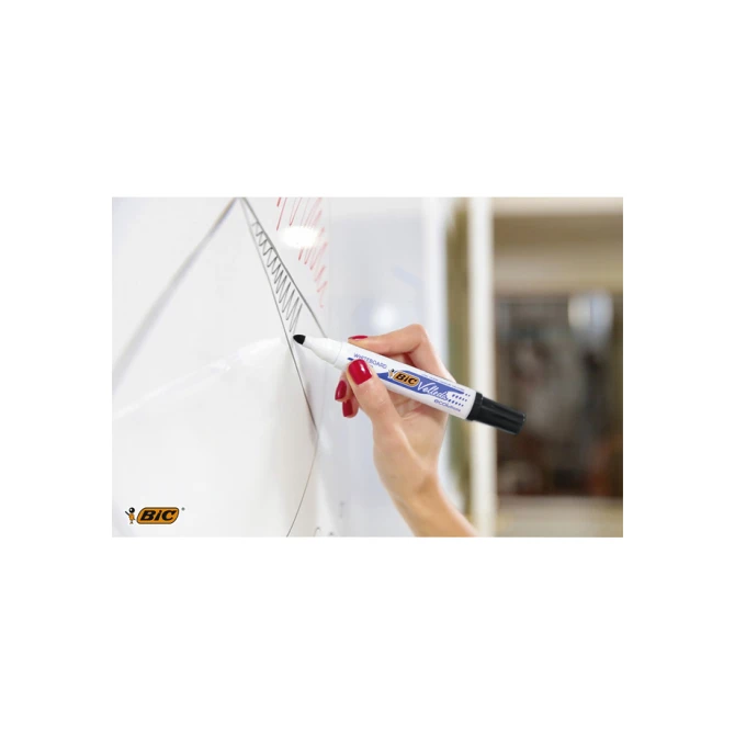 Whiteboardmarker Bic Velleda 1701 rond large zwart