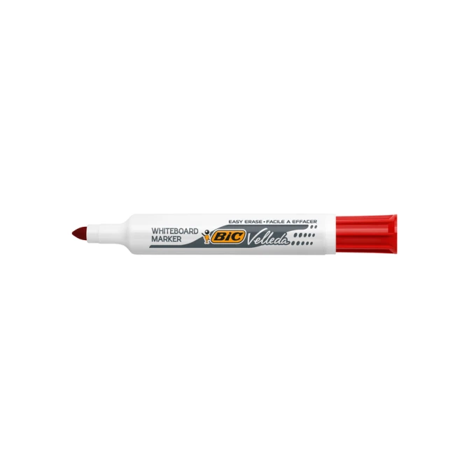 Whiteboardmarker Bic Velleda 1711 rond large rood