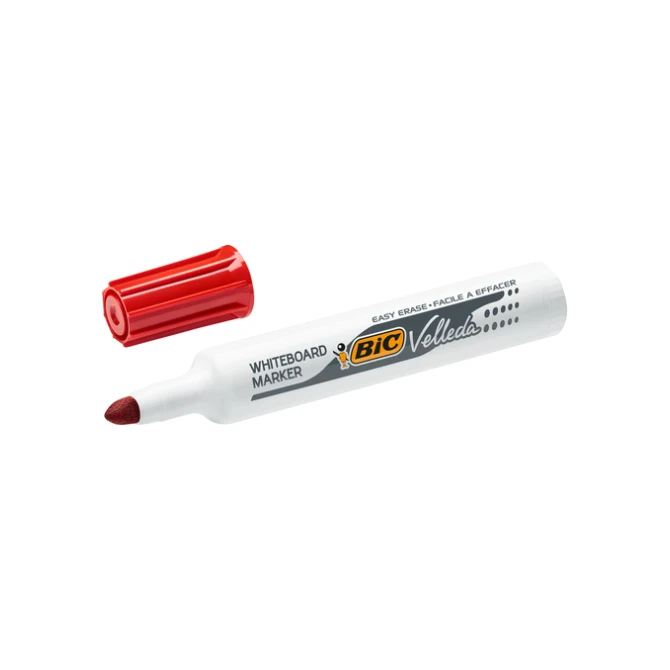 Whiteboardmarker Bic Velleda 1711 rond large rood