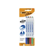 Whiteboardmarker Bic Velleda 1721 rond fijn assorti blister à 4 stuks