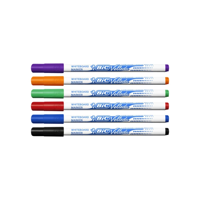 Whiteboardmarker Bic Velleda 1721 rond fijn rood