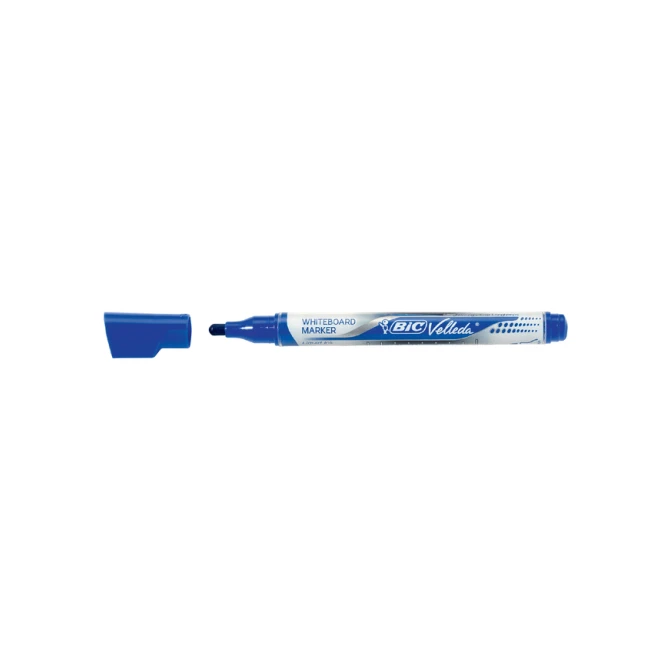Whiteboardmarker Bic Velleda liquid rond medium blauw