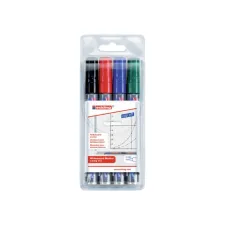 Whiteboardmarker edding 250 rond 1.5-3mm assorti etui à 4 stuks
