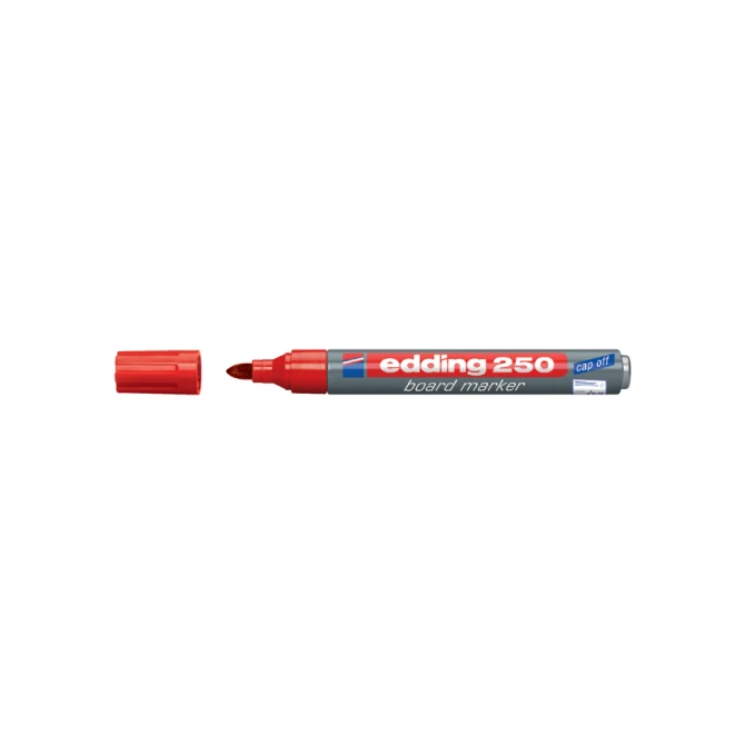 Whiteboardmarker edding 250 rond 1.5-3mm rood