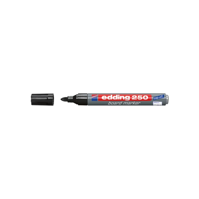 Whiteboardmarker edding 250 rond 1.5-3mm zwart