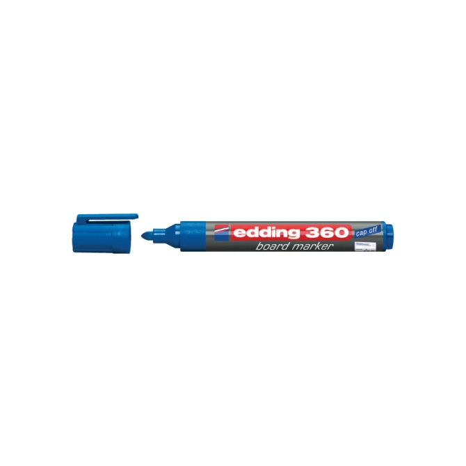 Whiteboardmarker edding 360 rond 1.5-3mm blauw