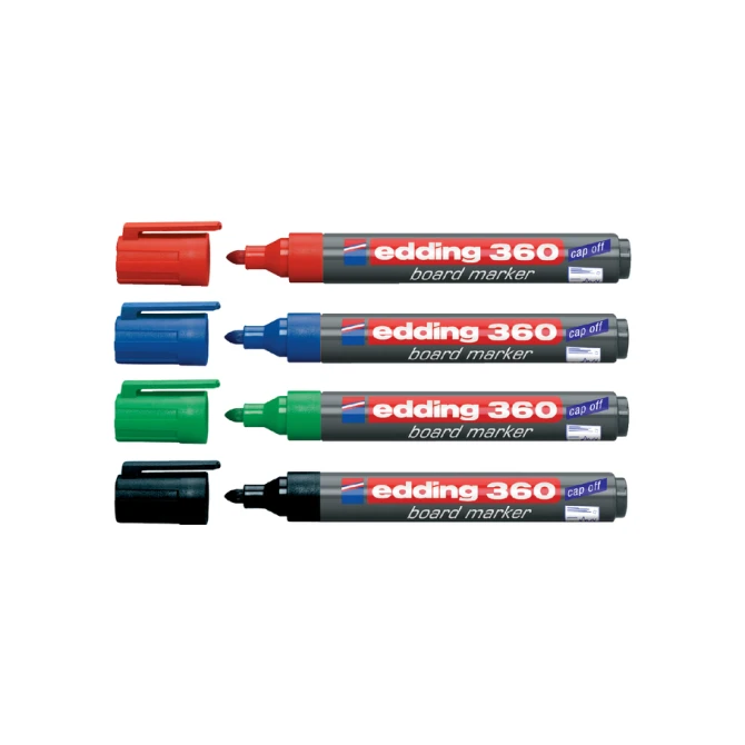 Whiteboardmarker edding 360 rond 1.5-3mm blauw
