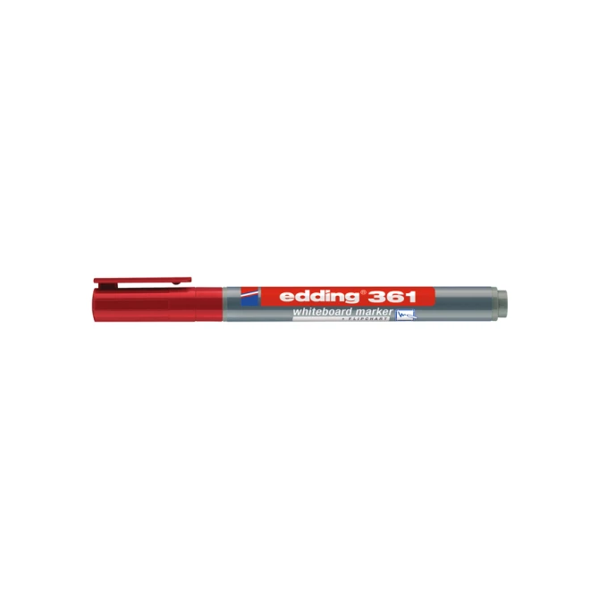 Whiteboardmarker edding 361 rond 1mm rood
