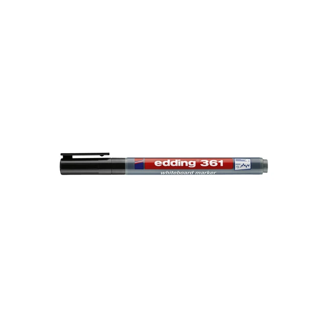 Whiteboardmarker edding 361 rond 1mm zwart