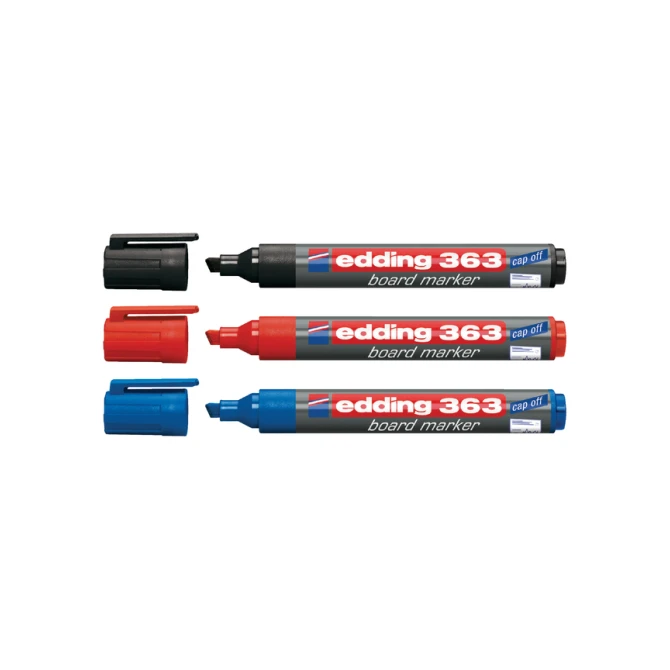 Whiteboardmarker edding 363 schuin 1-5mm zwart