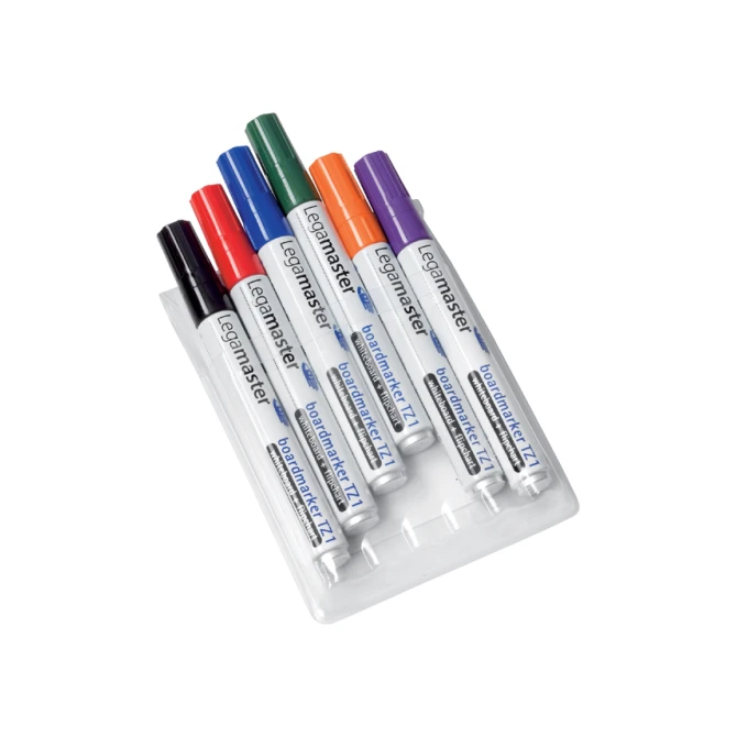 Whiteboardmarker Legamaster TZ 1 rond 1.5-3mm assorti set à 6 stuks