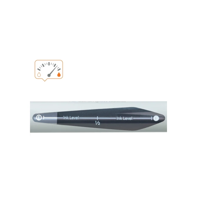 Whiteboardmarker Nobo Liquid ink rond assorti 3mm 4st