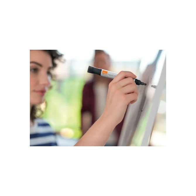 Whiteboardmarker Nobo Liquid ink rond assorti 3mm 4st