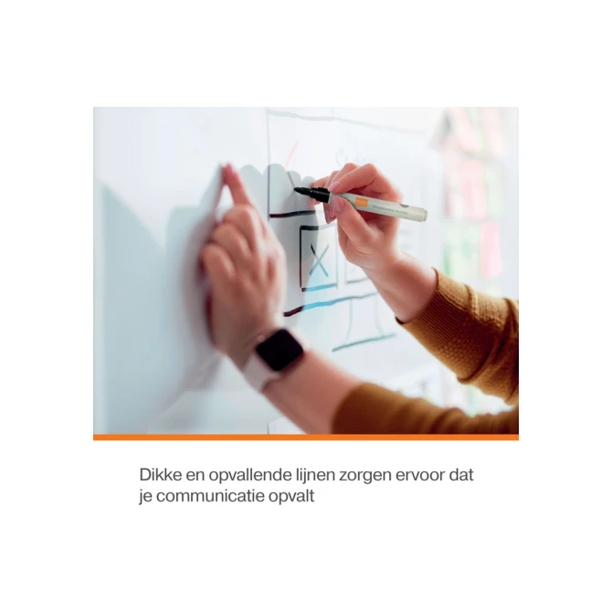 Whiteboardmarker Nobo ronde punt 3mm zwart