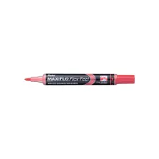 Whiteboardmarker Pentel MWL5SBF Maxiflo rond 1.5-4.5mm rood