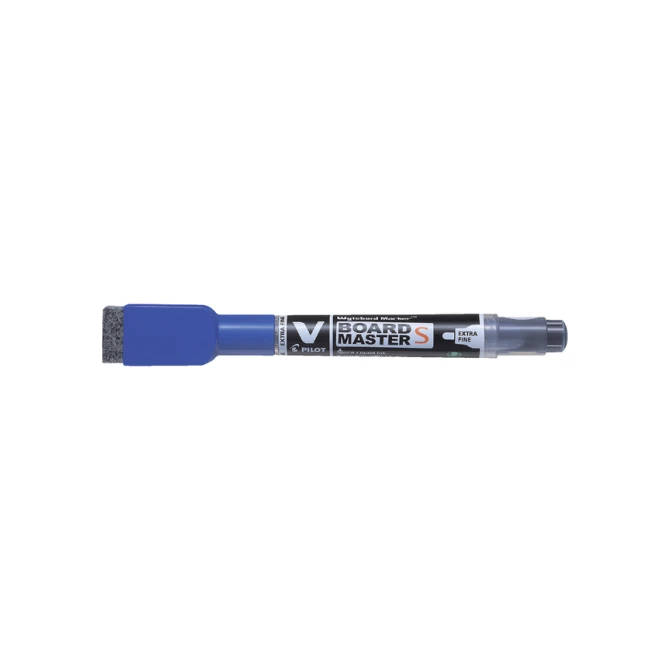 Whiteboardmarker Pilot met wisser rond extra fijn blauw