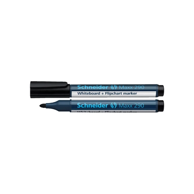 Whiteboardmarker Schneider Maxx 290 rond 2-3mm zwart