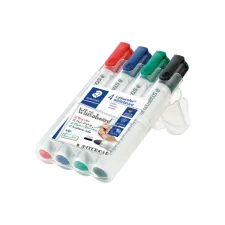 Whiteboardmarker Staedtler Lumocolor 351 set à 4 stuks standaard assorti