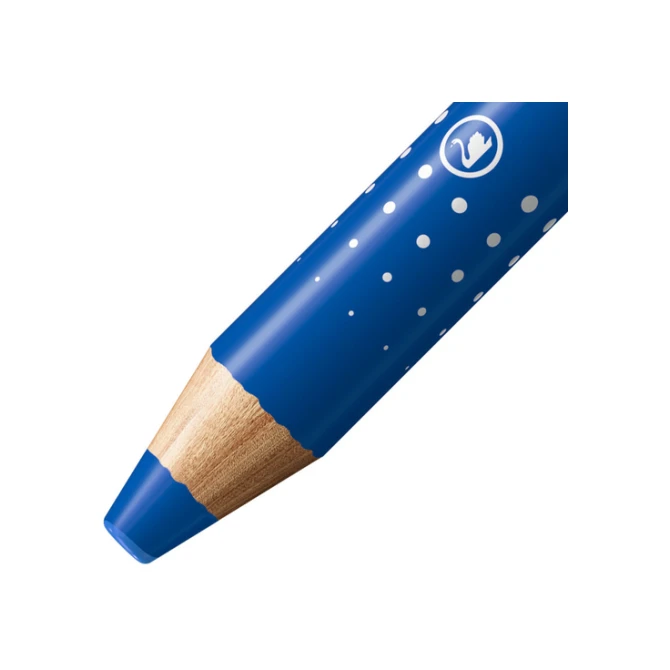Whiteboardpotlood STABILO MARKdry incl 2 slijpers blauw classpack 30st