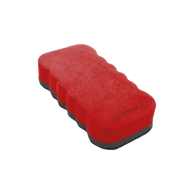 Whiteboardwisser Quantore magnetisch rood