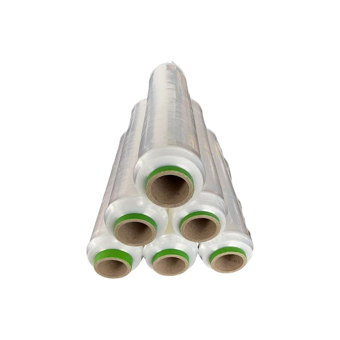 Wikkelfolie IEZZY 430mmx600m 5mu prestretch transparant