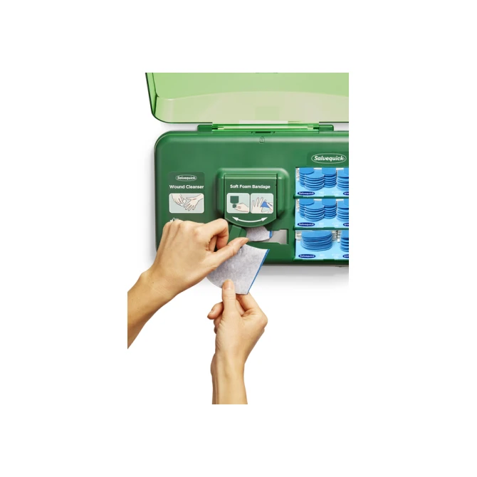 Wond dispenser Cederroth - Salvequick blauw