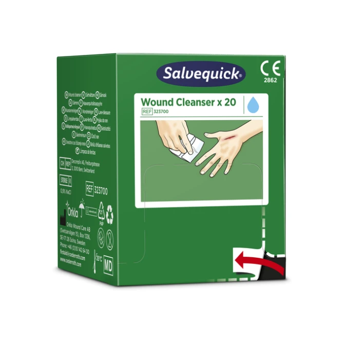 Wondreinigingsdoekjes Salvequick 20 stuks