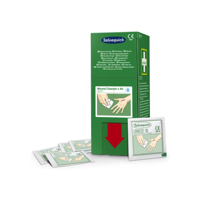Wondreinigingsdoekjes Salvequick 40 stuks