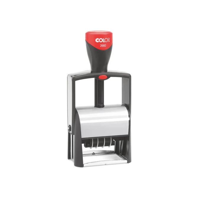 Woord-datumstempel Colop Heavy Duty 2660 Classic Line personaliseerbaar