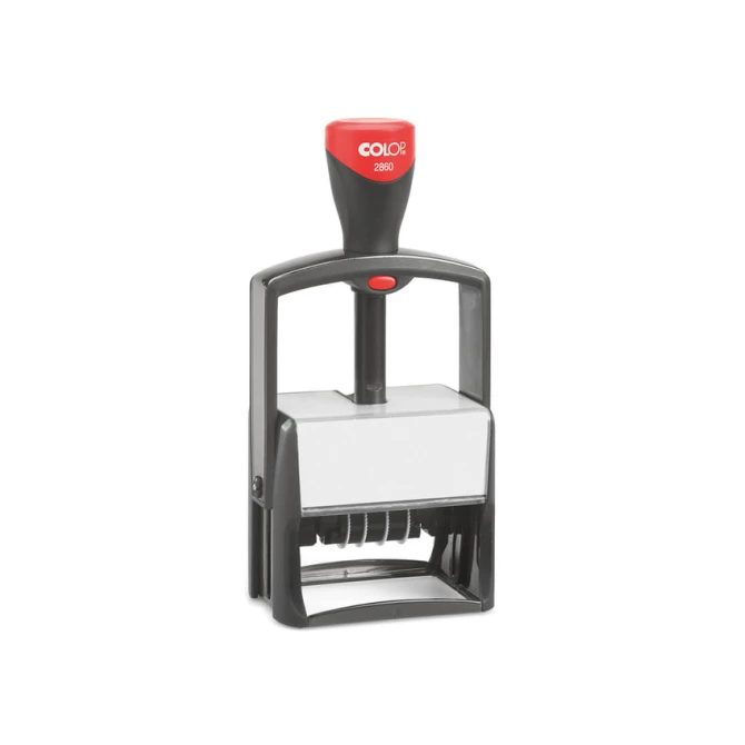 Woord-datumstempel Colop Heavy Duty 2860 Classic Line personaliseerbaar