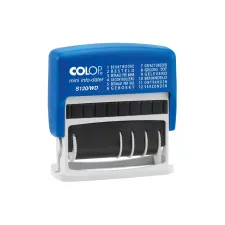 Woord-datumstempel Colop Printer Mini S 120/WD 12 teksten Woord-datumstempel Colop Printer Mini S 120/WD 12 teksten