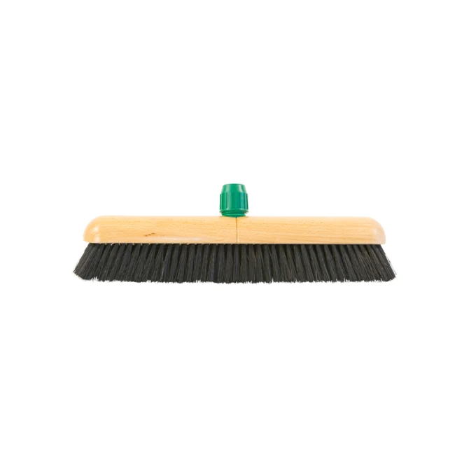 Zaalbezem Cleaninq gemengd haar met steelhouder 40cm