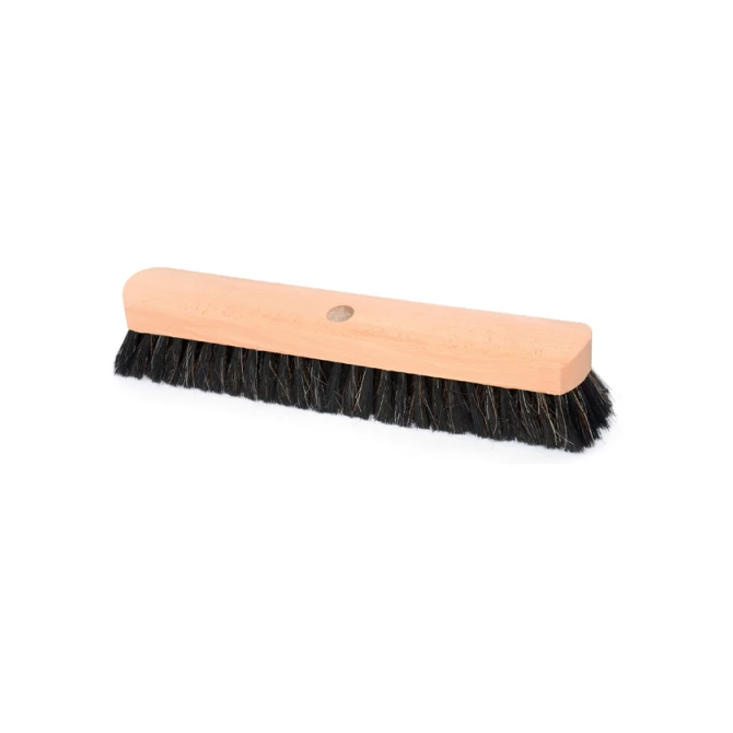 Zaalbezem Cleaninq hout 40cm zwart gat Ø23.5mm