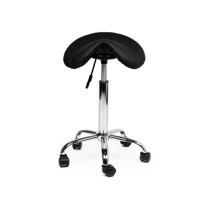 Zadelkruk Office medium harde wielen zw