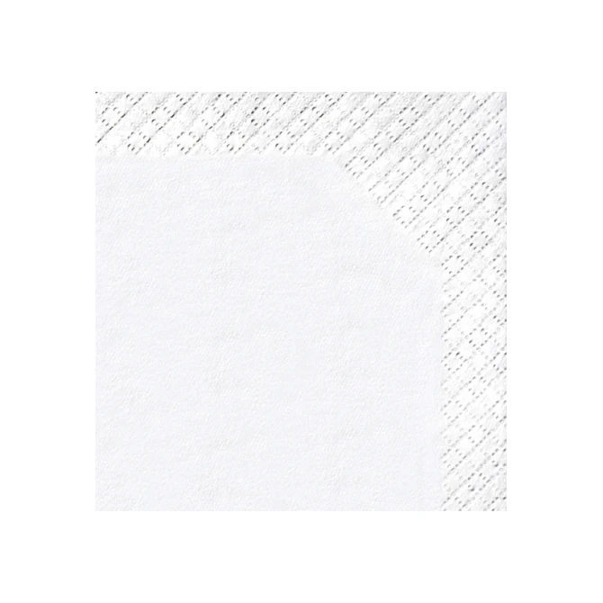 Zakdoek Satino Prestige 4-laags 15x10 vel wit 113940