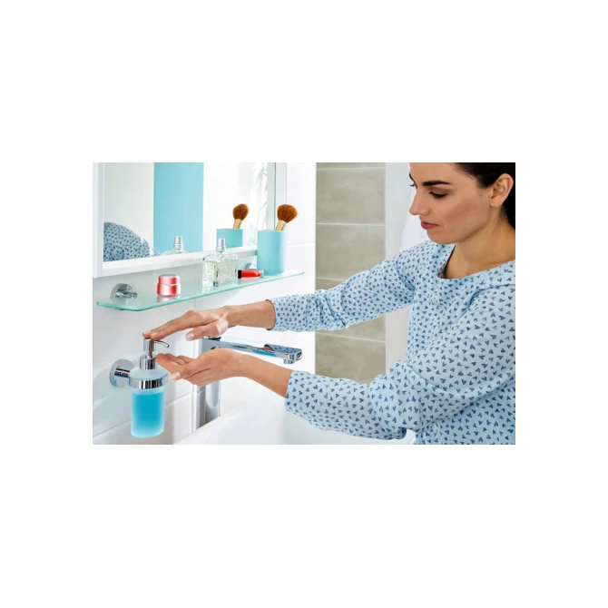 Zeeppomp tesa® Smooz hoogglans verchroomd metaal zelfklevend