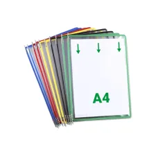 Zichtpaneel Tarifold A4 verticaal assorti 10 stuks