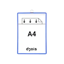 Zichtpanelenframe hangend Tarifold A4 blauw 5 stuks