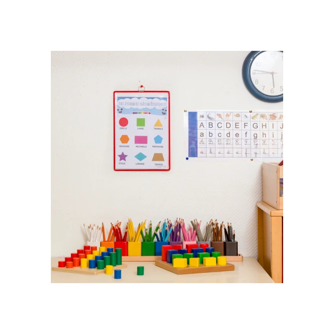 Zichtpanelenframe hangend Tarifold A4 rood 5 stuks