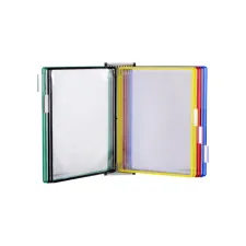 Zichtpanelensysteem wand Tarifold magnetisch A4 met 10-tassen assorti Zichtpanelensysteem wand Tarifold magnetisch A4 met 10-tassen assorti