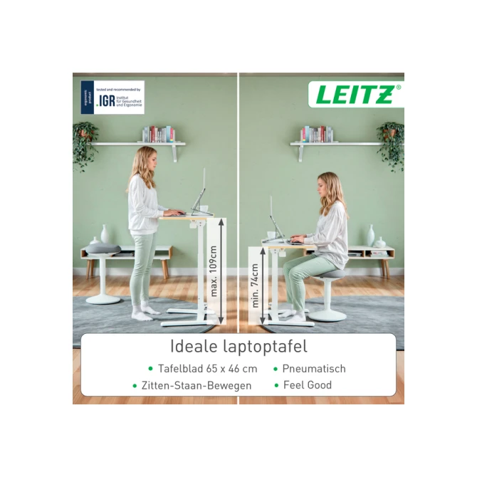 Zit-Sta Bureau Leitz Ergo Compact inklapbaar