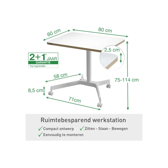 Zit-Sta bureau Leitz Ergo compact Zit-Sta bureau Leitz Ergo compact