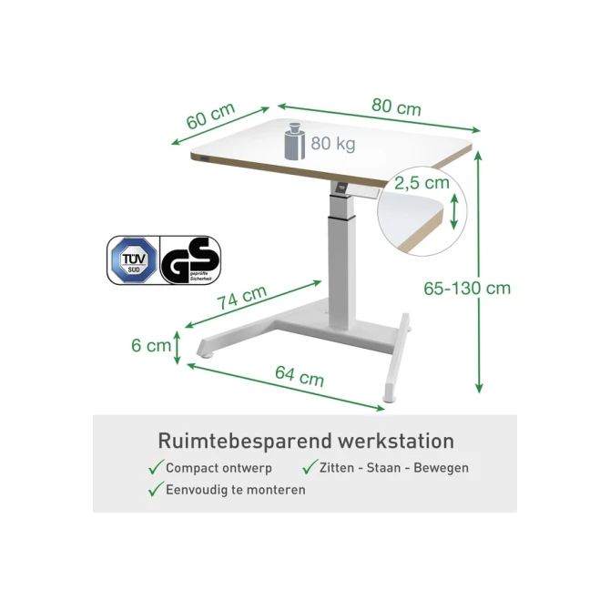 Zit-Sta bureau Leitz Ergo Elektrisch compact Zit-Sta bureau Leitz Ergo Elektrisch compact
