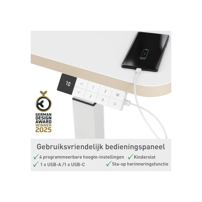 Zit-Sta bureau Leitz Ergo Elektrisch compact Zit-Sta bureau Leitz Ergo Elektrisch compact