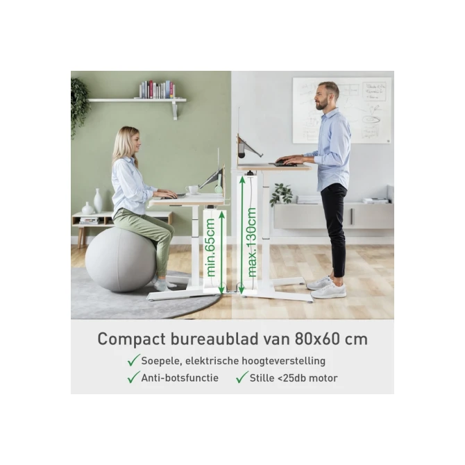 Zit-Sta bureau Leitz Ergo Elektrisch compact Zit-Sta bureau Leitz Ergo Elektrisch compact